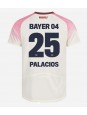Bayer Leverkusen Exequiel Palacios #25 Vieraspaita 2025-26 Lyhythihainen Bayer Leverkusen Exequiel Palacios #25 Vieraspaita 2025-26 Lyhythihainen